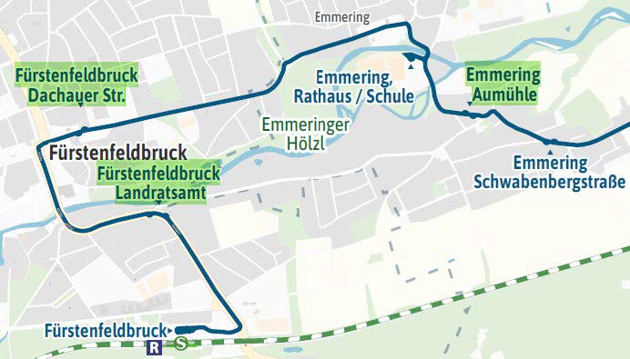 Vollsperrung der Emmeringer Straße ab 10. März