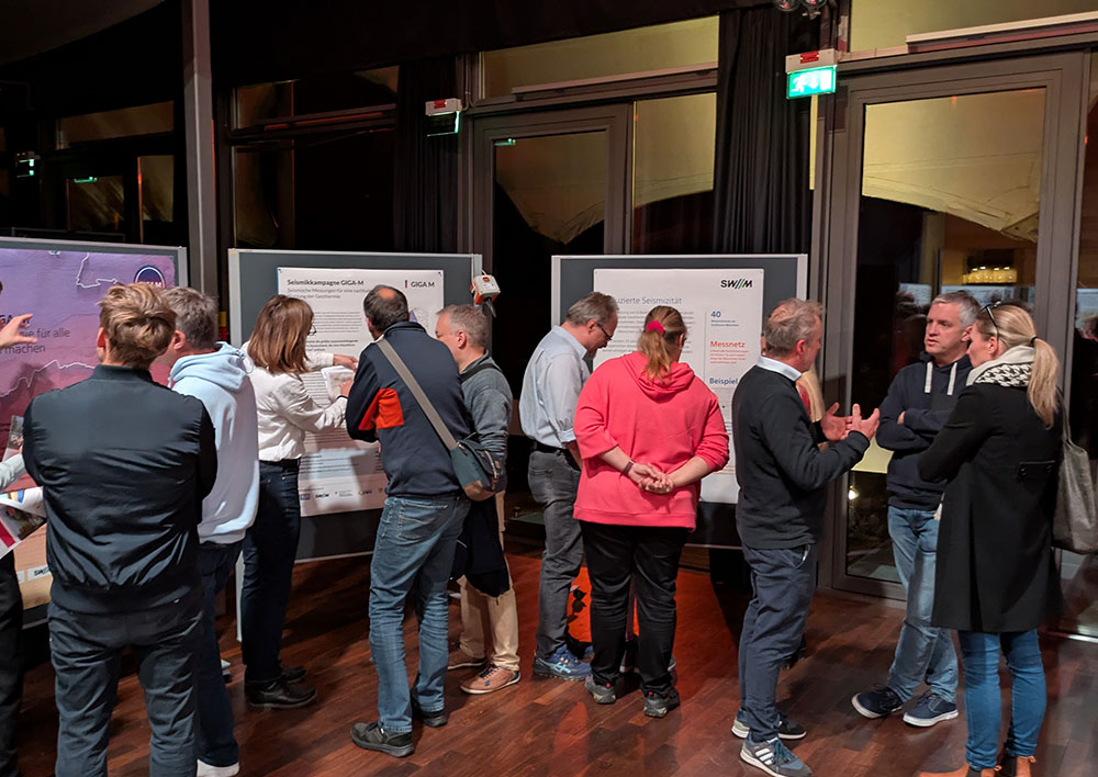 Vorstellung des Projekts und direkter Austausch mit Bürgern.